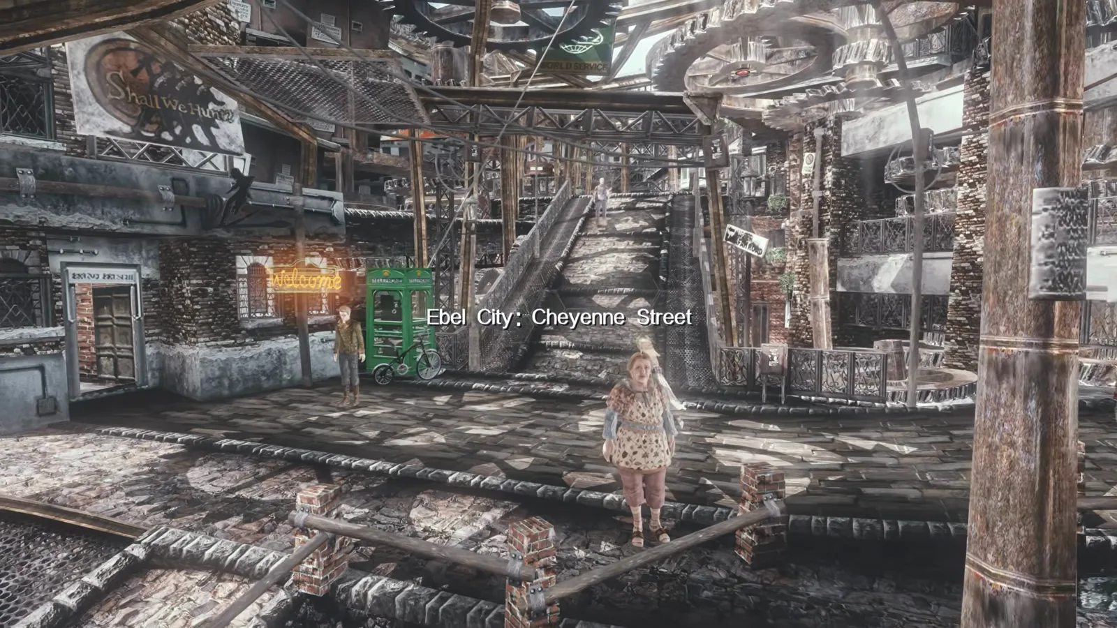 Basel energy hex world map grid used for travel and buff placement in Resonance of Fate